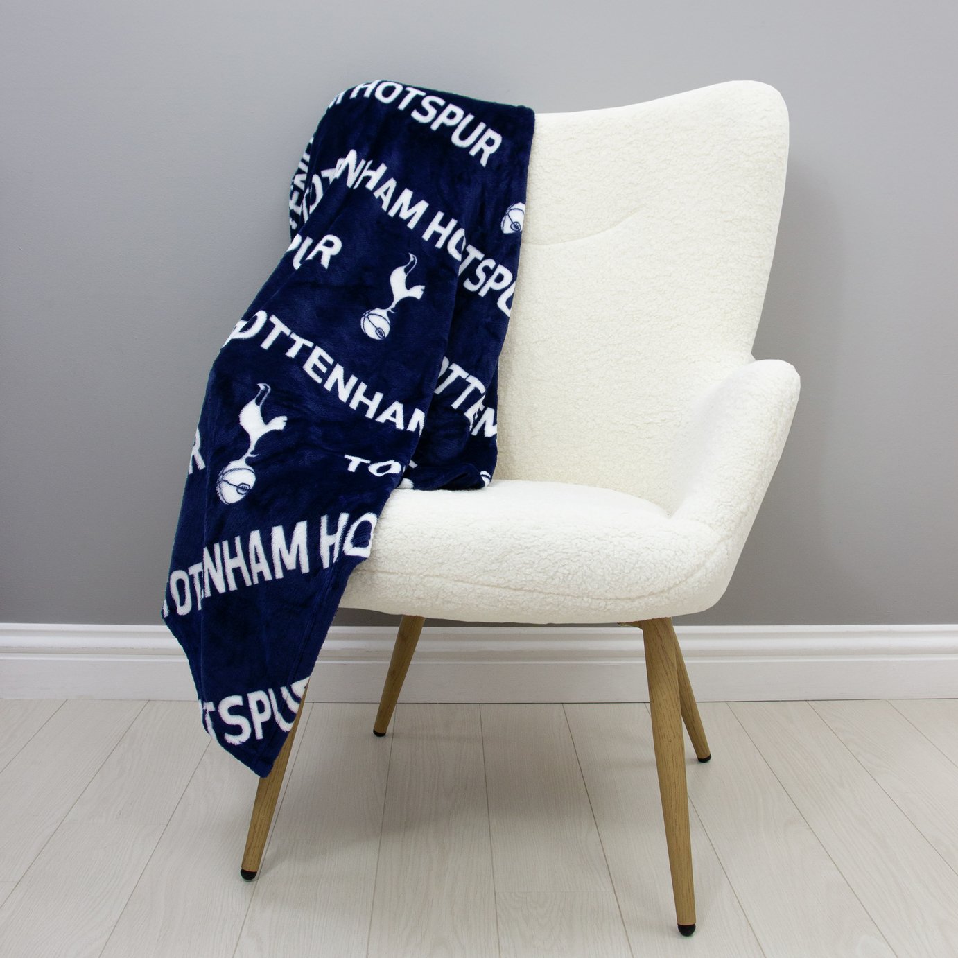 Tottenham Hotspur Fleece Throw - Dark Blue - 100x150cm