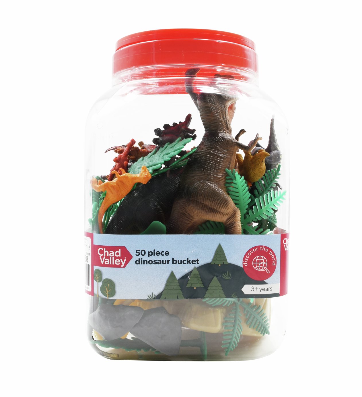 Chad Valley  Dinosaurs Bucket 50 pieces