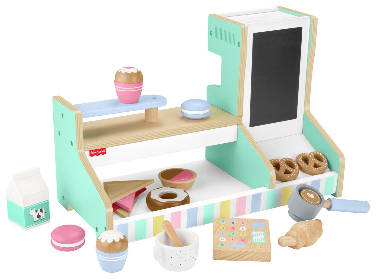 Fisher-Price Wooden Role Play Coffee Shop Set