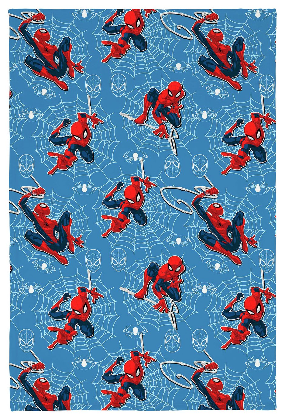 Spiderman Fleece Throw - Blue - 100x150cm