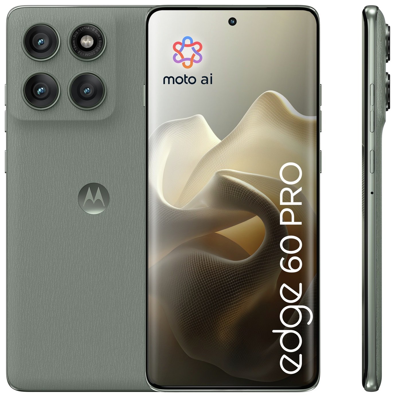 SIM Free Motorola Edge 60 Pro 5G 512GB AI Phone - Shadow