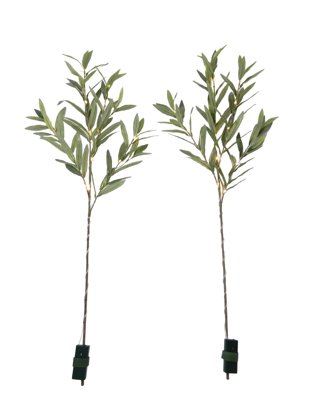 Argos Home Light Up Olive Branch Set of 2 - 94cm