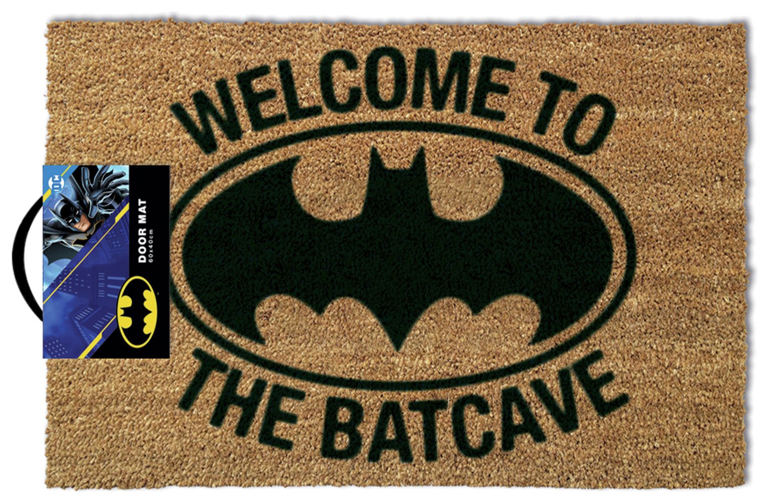 Pyramid Batman Batcave Brown Doormat - 40x60cm
