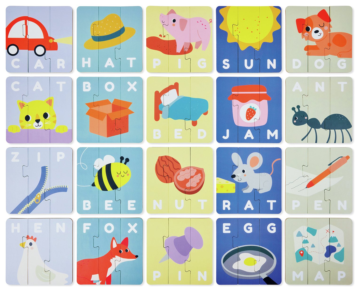 Chad Valley 3 Letter Words Educational Puzzle