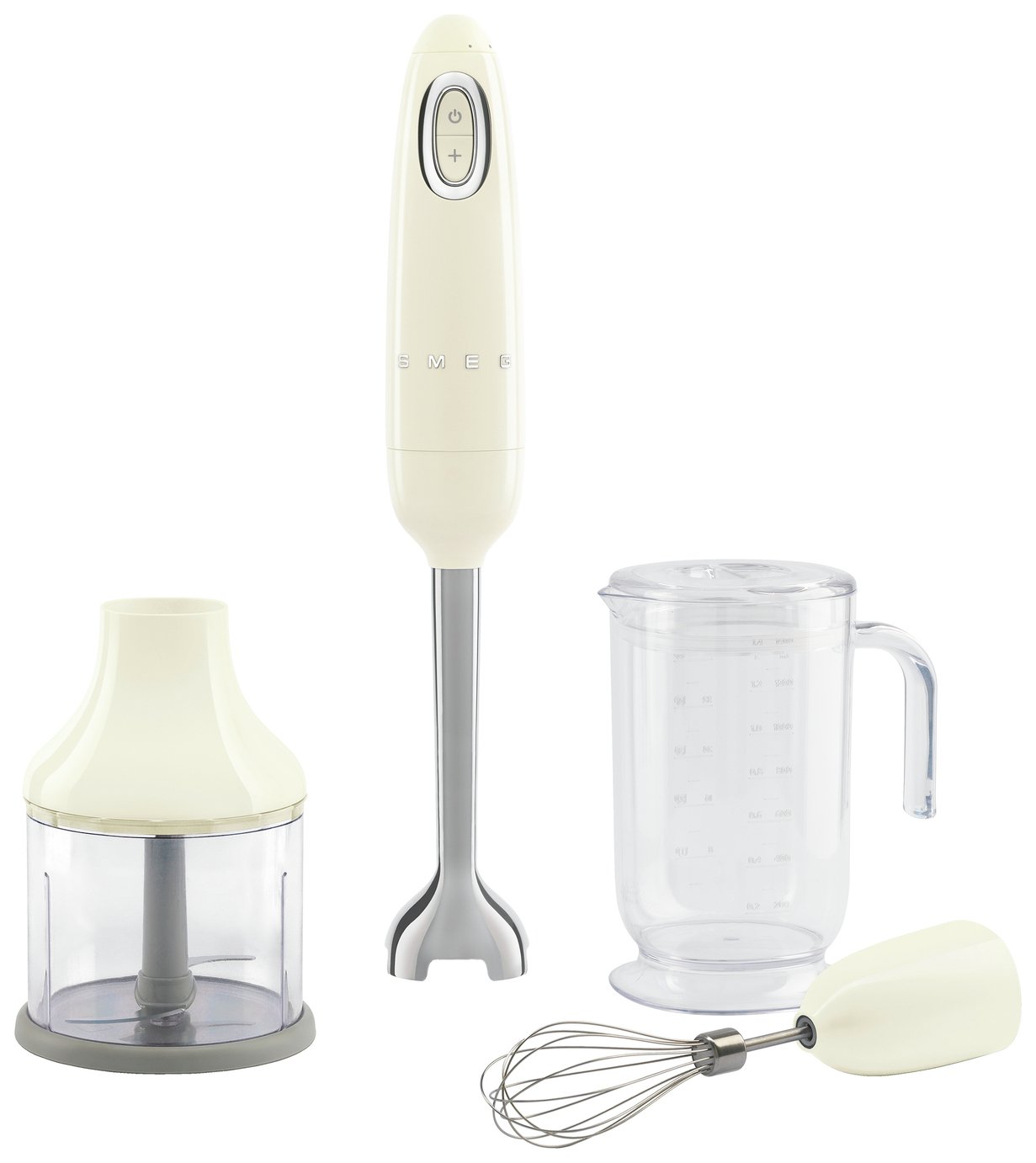 Smeg HBF03CRUK Hand Blender with Accessories - Cream 