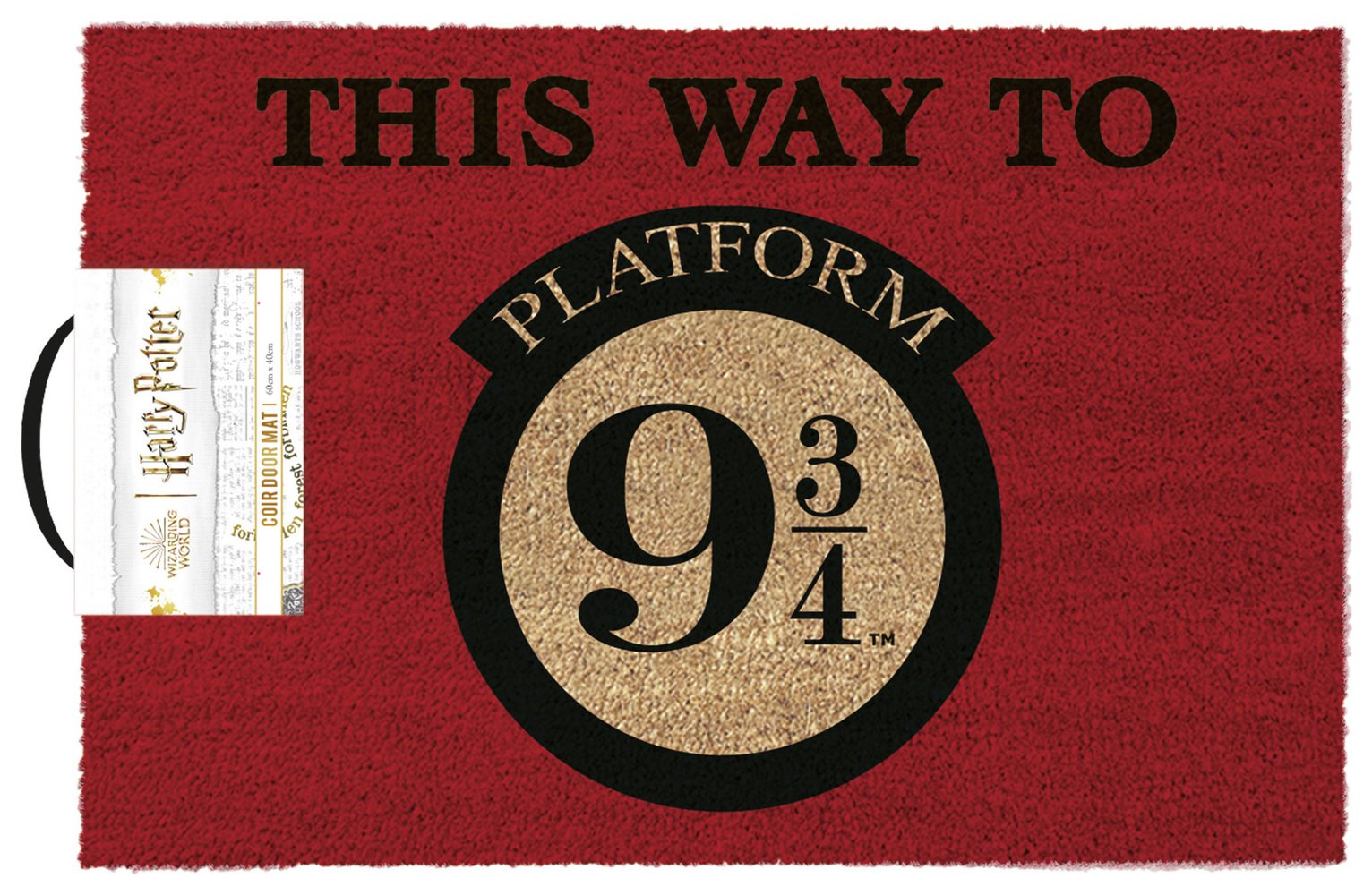 Pyramid Harry Potter Hogwarts Red Doormat - 40x60cm