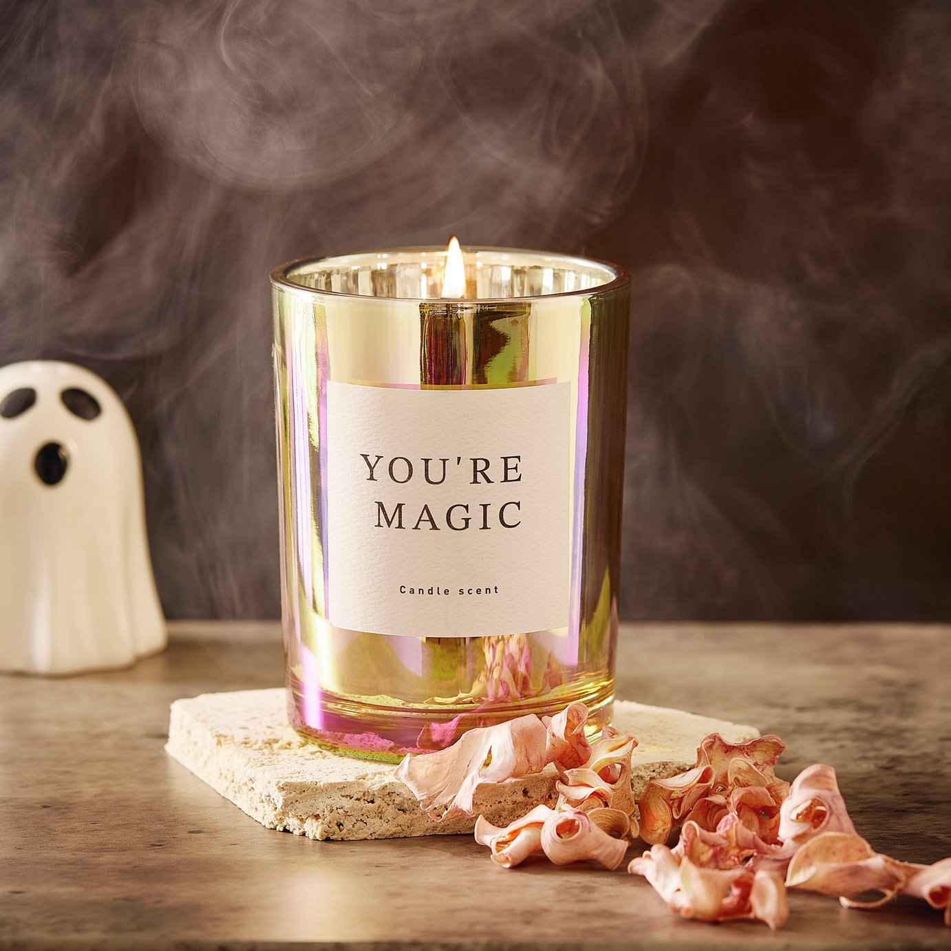 Argos Home Medium Candle - Whiskey & Tobacco