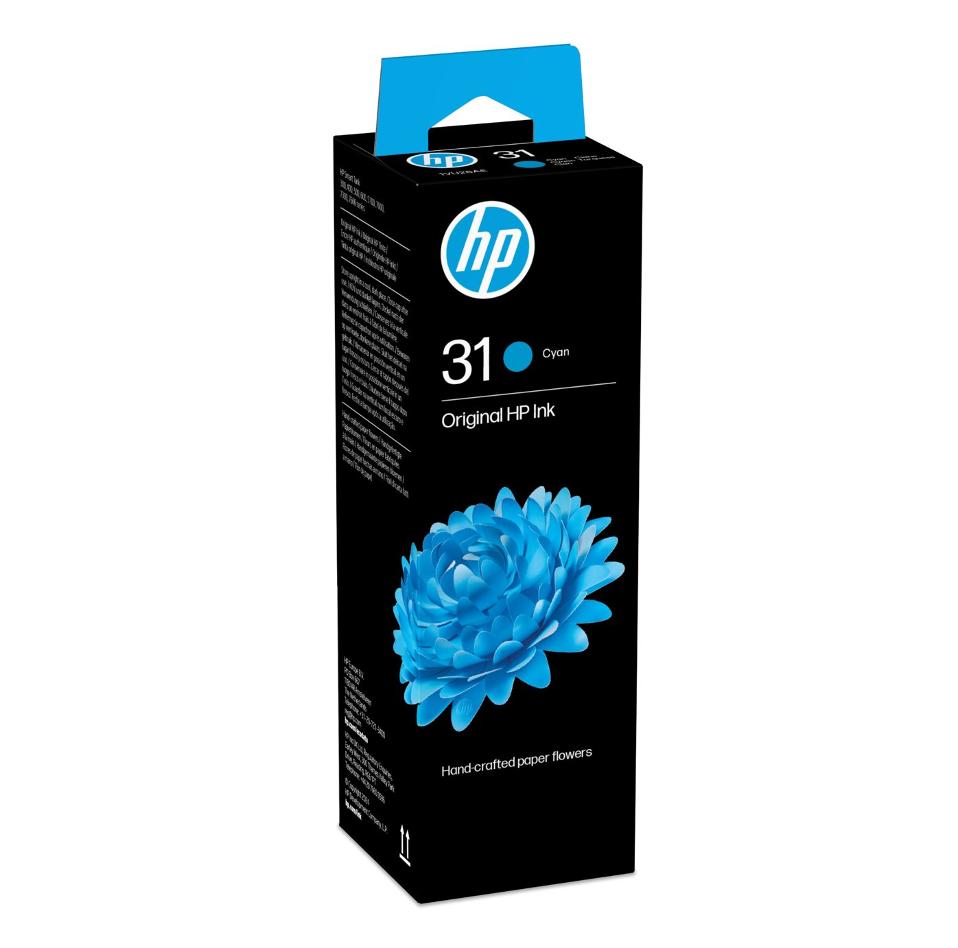 HP 31 70ml High Yield Original Ink Bottle - Cyan