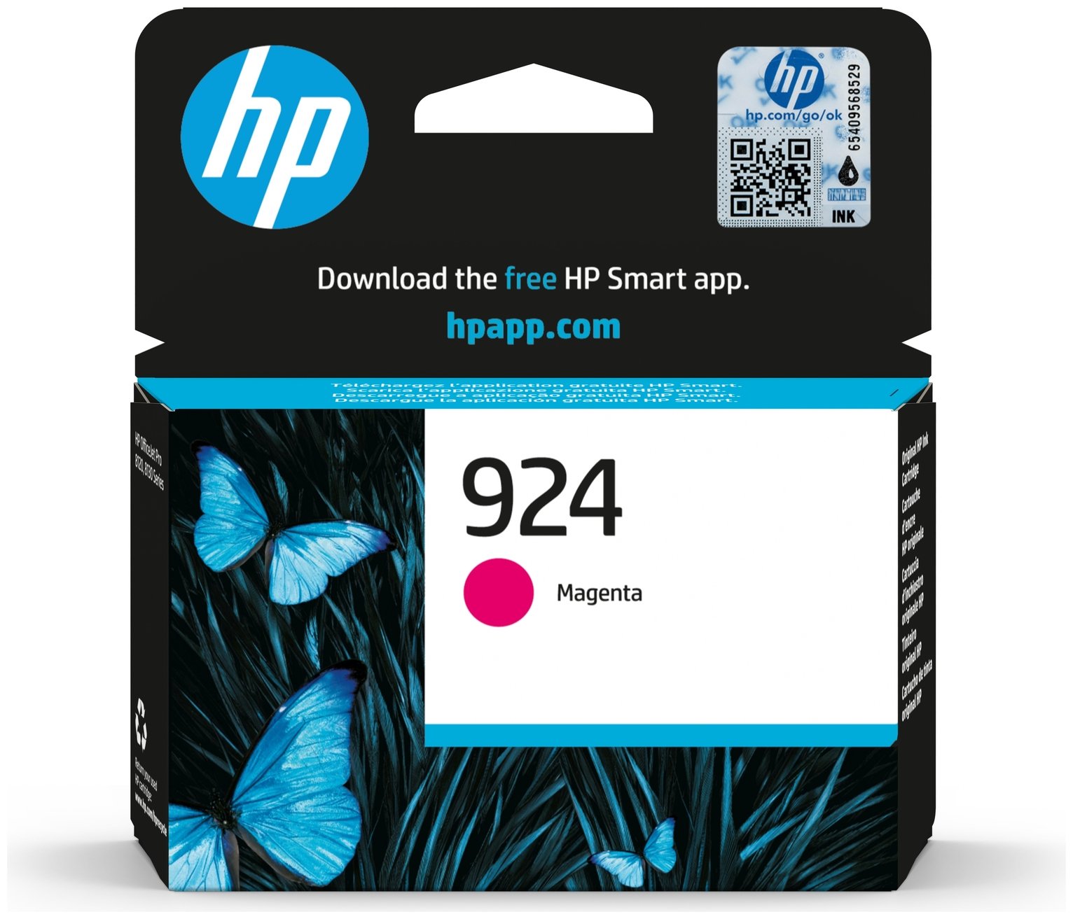 HP 924 Original Ink Cartridge - Magenta
