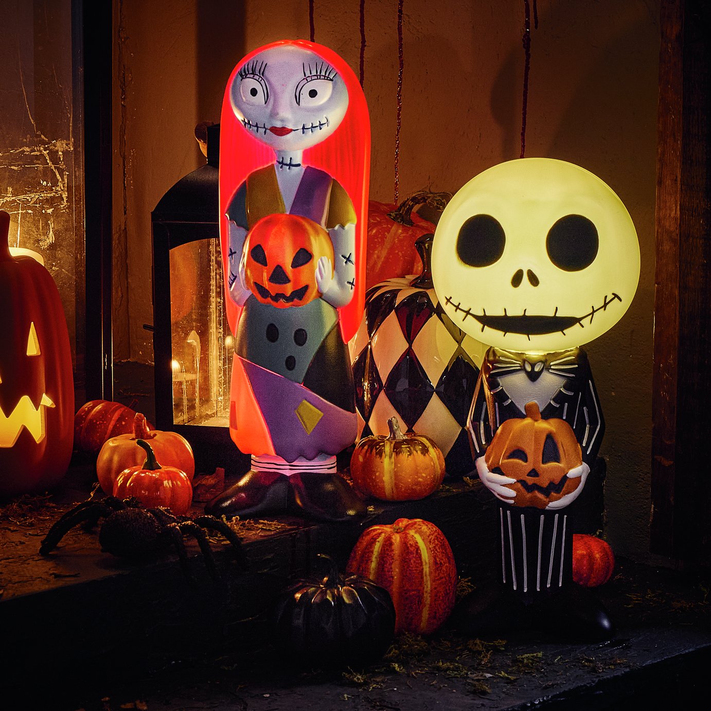 Nightmare Before Christmas Jack OR Sally Halloween Ornament