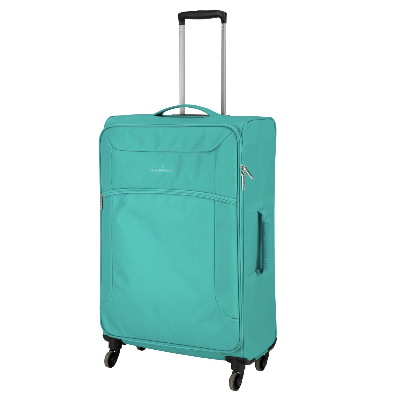 Featherstone Soft 4 Wheel Suitcase - Turquoise 