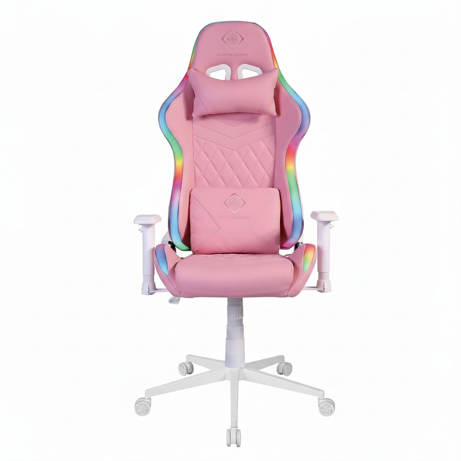 Deltaco RGB PC Gaming Chair - Pink