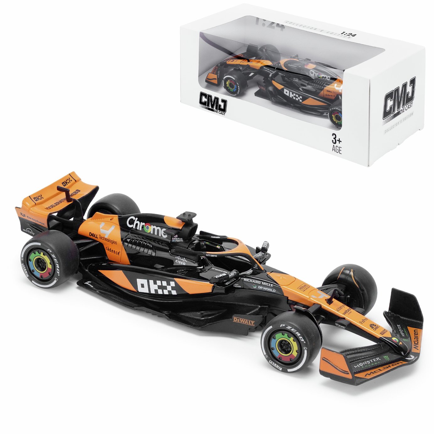 CMJ Die-cast McLaren F1 Model Car 1:24 Scale