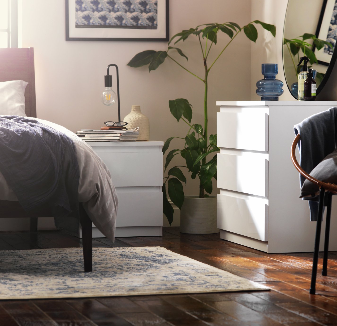 Argos Home Jenson Bedside & 3 Drawer Chest