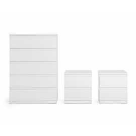 Argos Home Jenson 2 Bedside & 5 Drawer Chest Set
