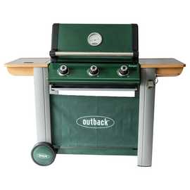 Outback Ranger 3 Burner Gas and Charcoal BBQ