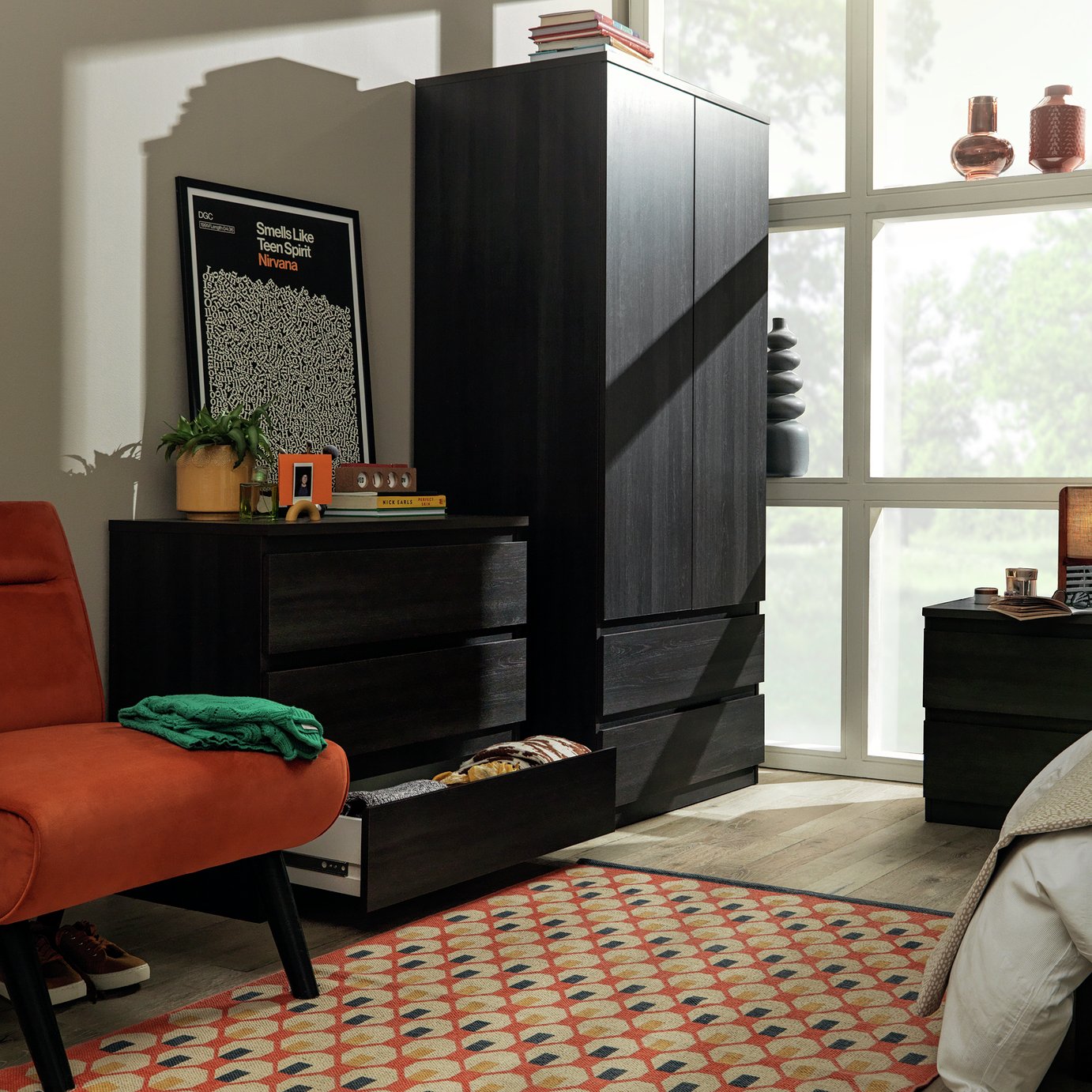 Argos Home Jenson 2 Piece 2 Door Wardrobe Set