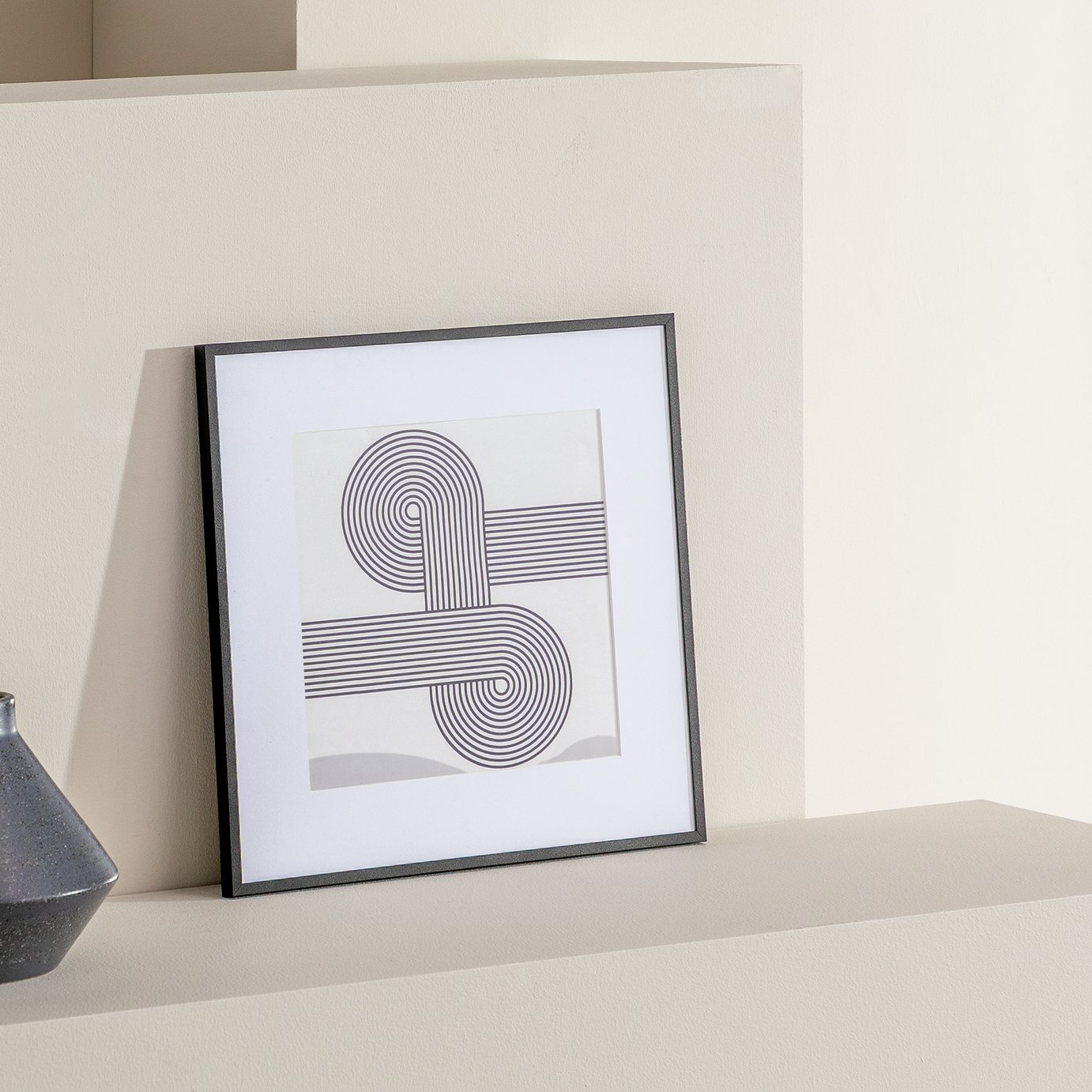 Argos Home Black Aluminium Square Picture Frame - 12x12"