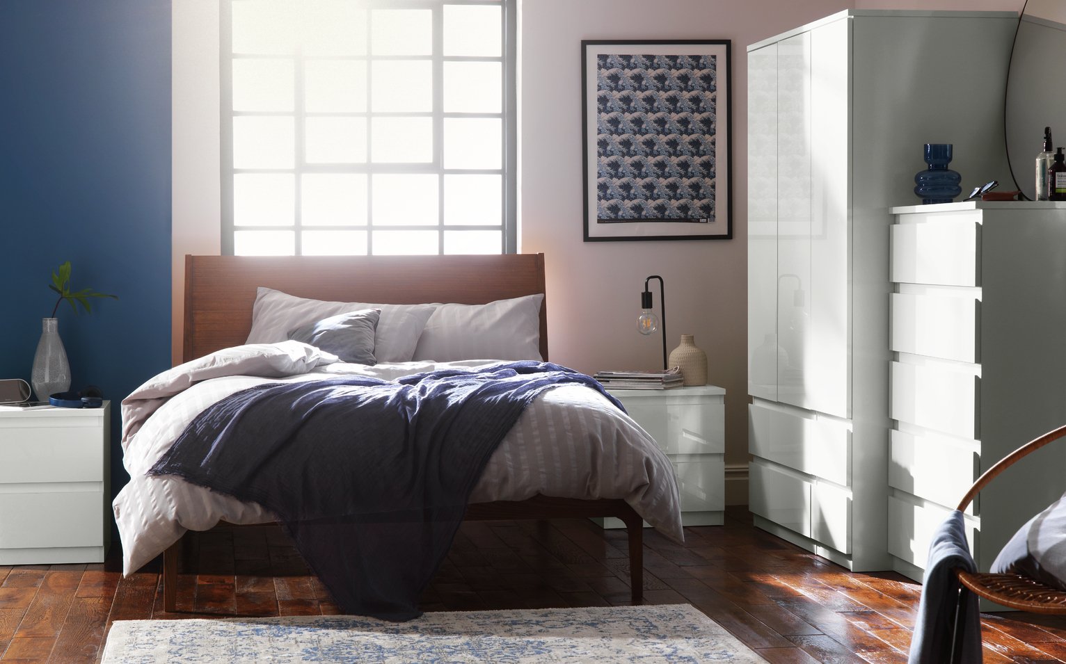 Argos Home Jenson 4 Piece 3 Door Wardrobe Set