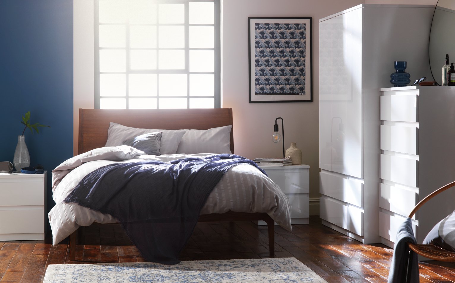 Argos Home Jenson 4 Piece 3 Door Wardrobe Set