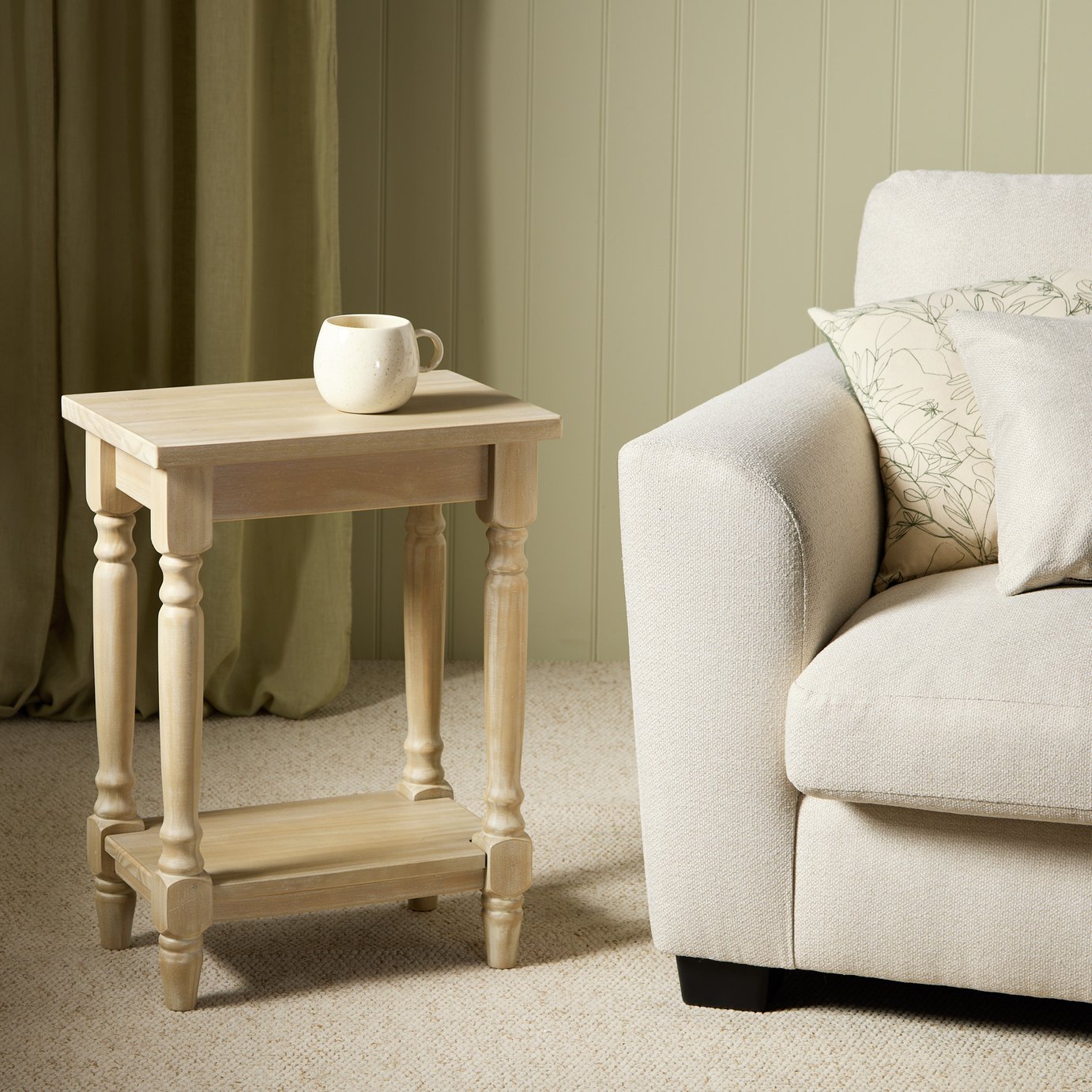 Argos Home Ambrose Side Table - Natural