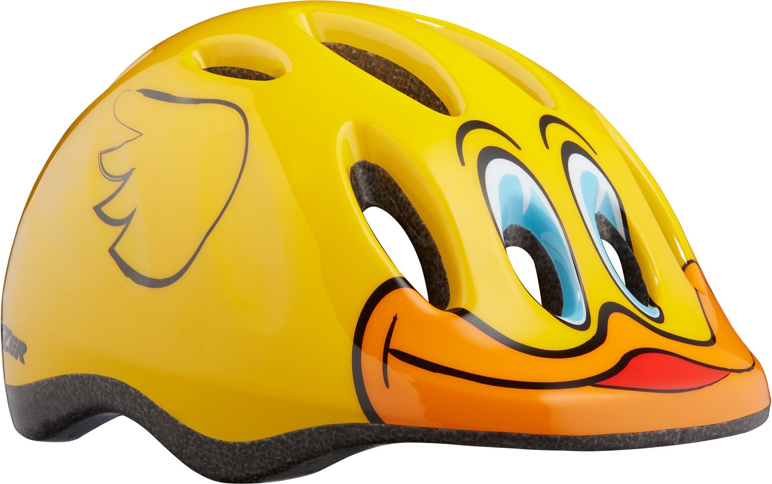 bike duck with helmet