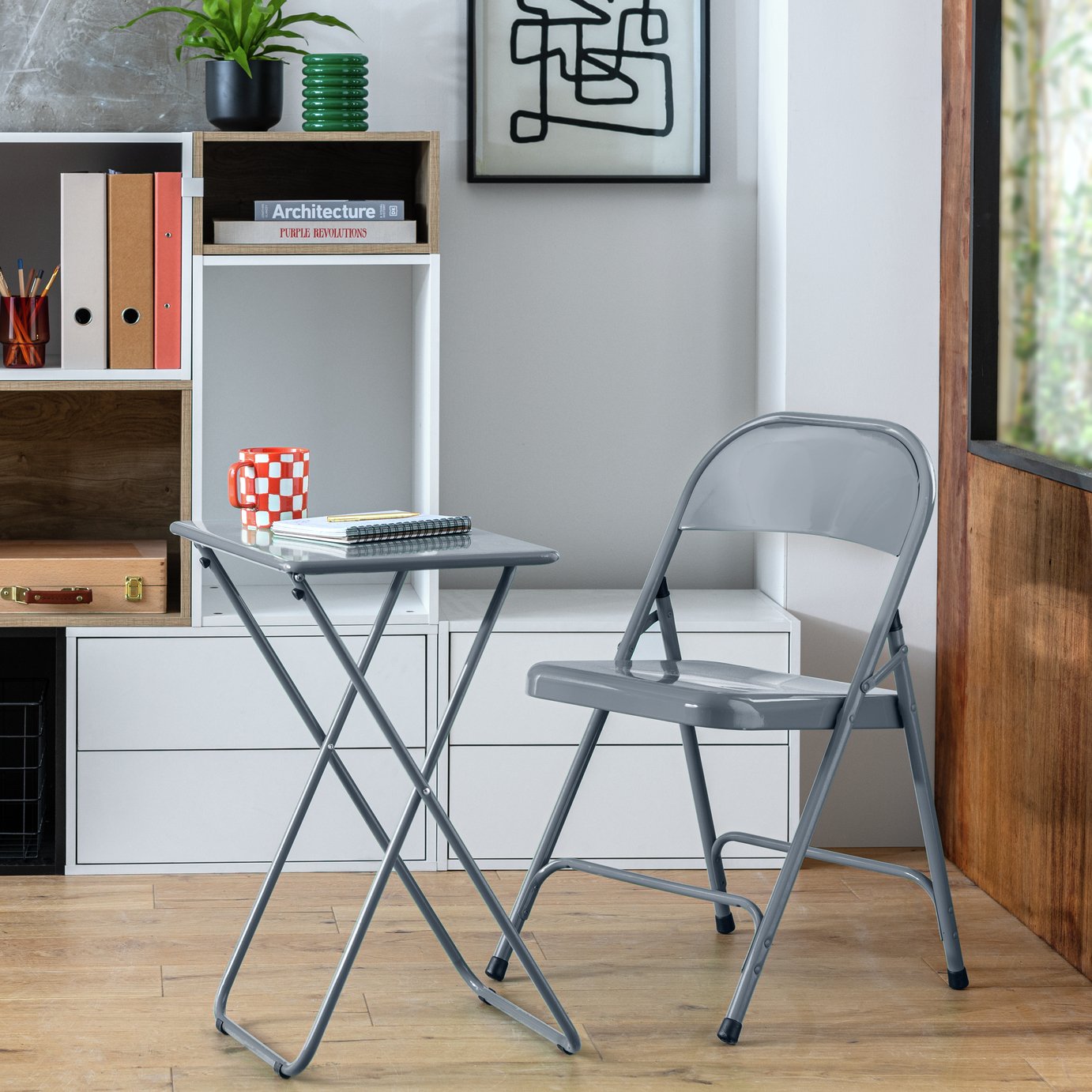 Habitat Airo Metal Folding Table
