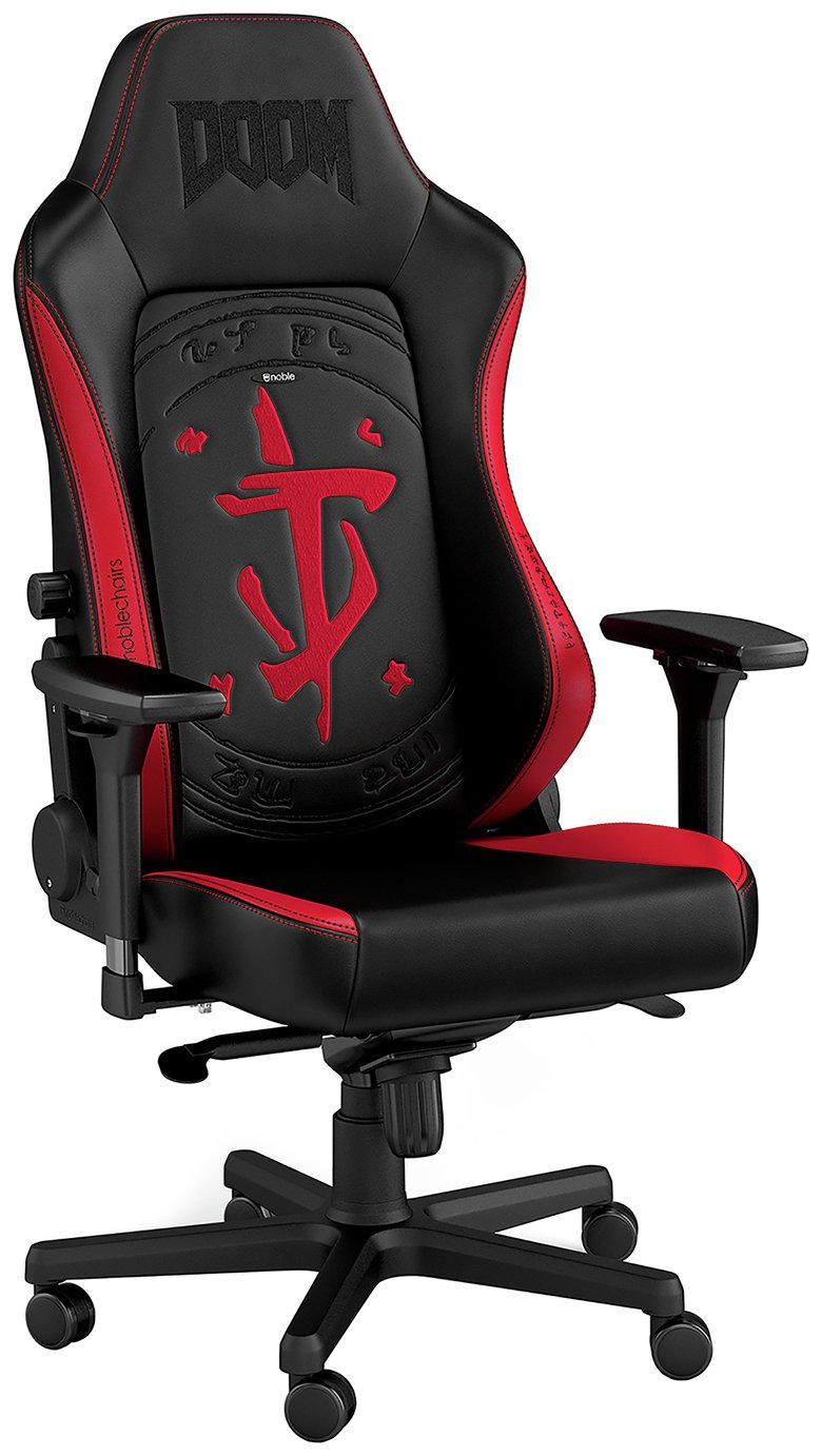 Noble Hero Doom Edition Gaming Chair - Black & Red