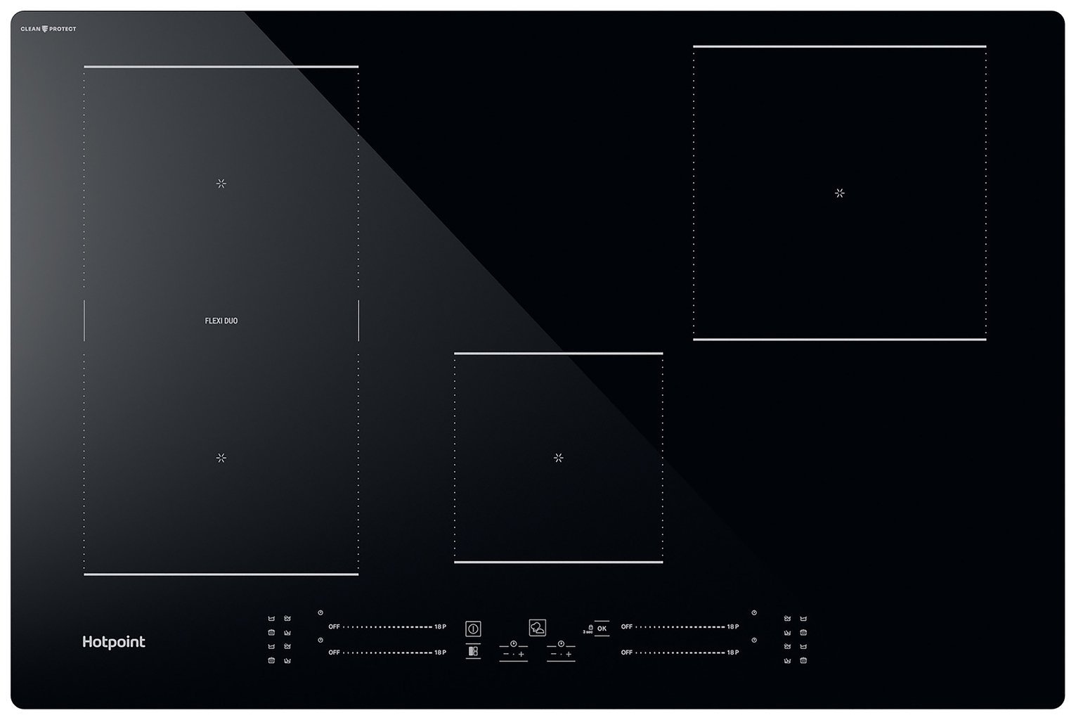 Hotpoint TS6477CCPNE Electric Induction Hob - Black