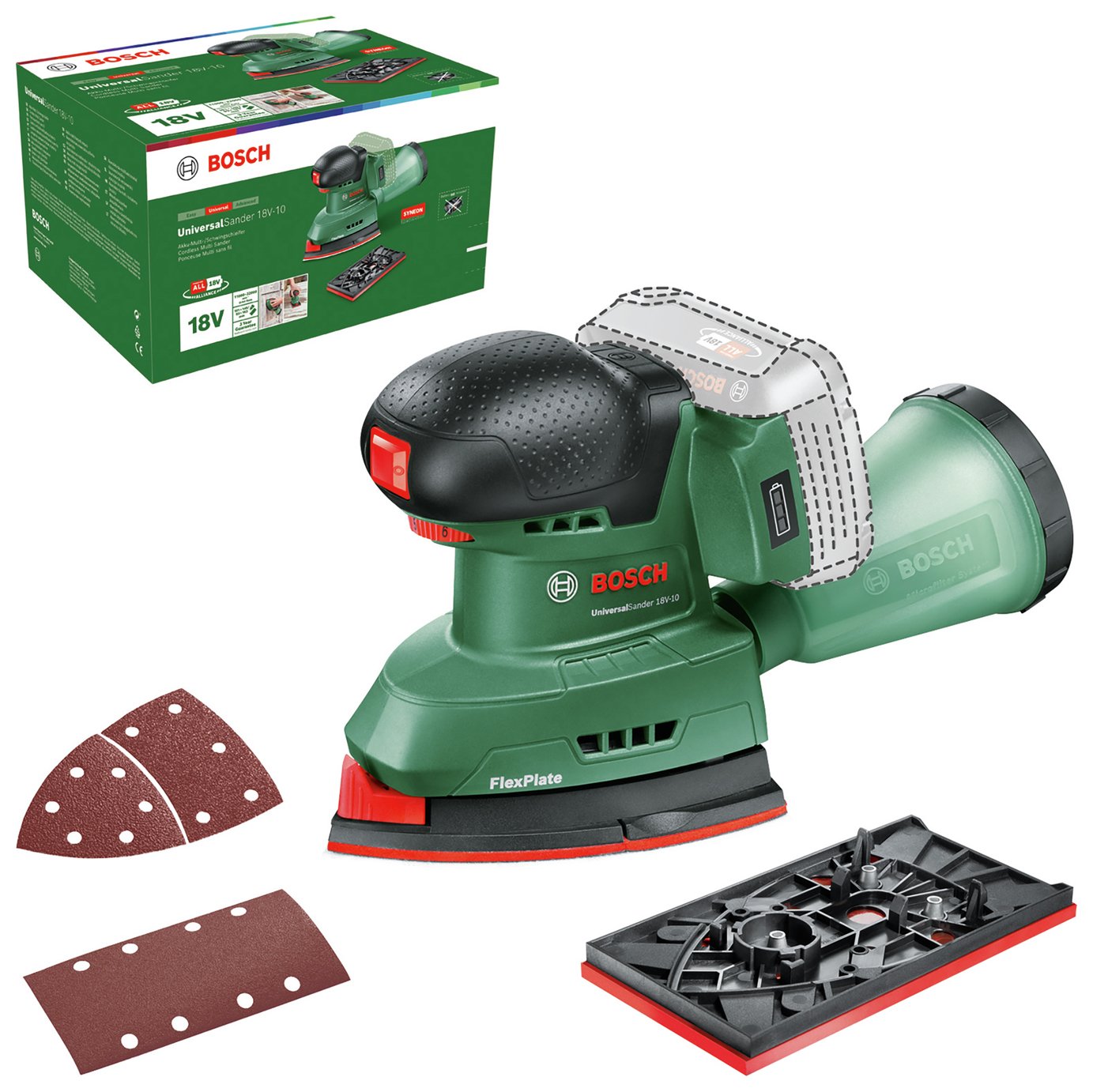 Bosch UniversalSander 18V-10 Cordless Sander