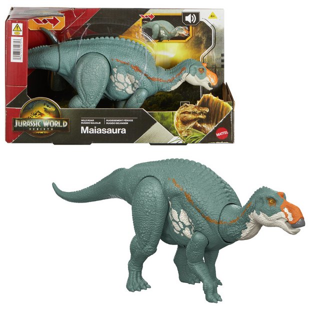 Buy Jurassic World Rebirth Wild Roar Maiasaura Dinosaur Toy