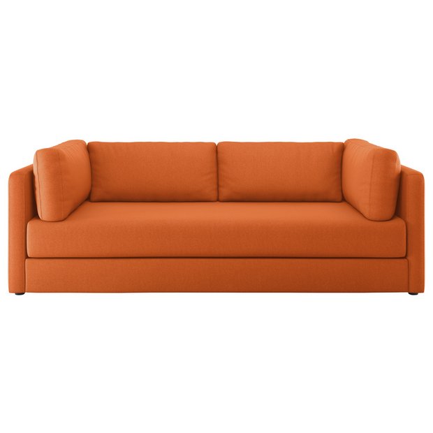 Buy Habitat Flip 3 Seater Fabric Sofa Bed Orange Sofa Beds Argos