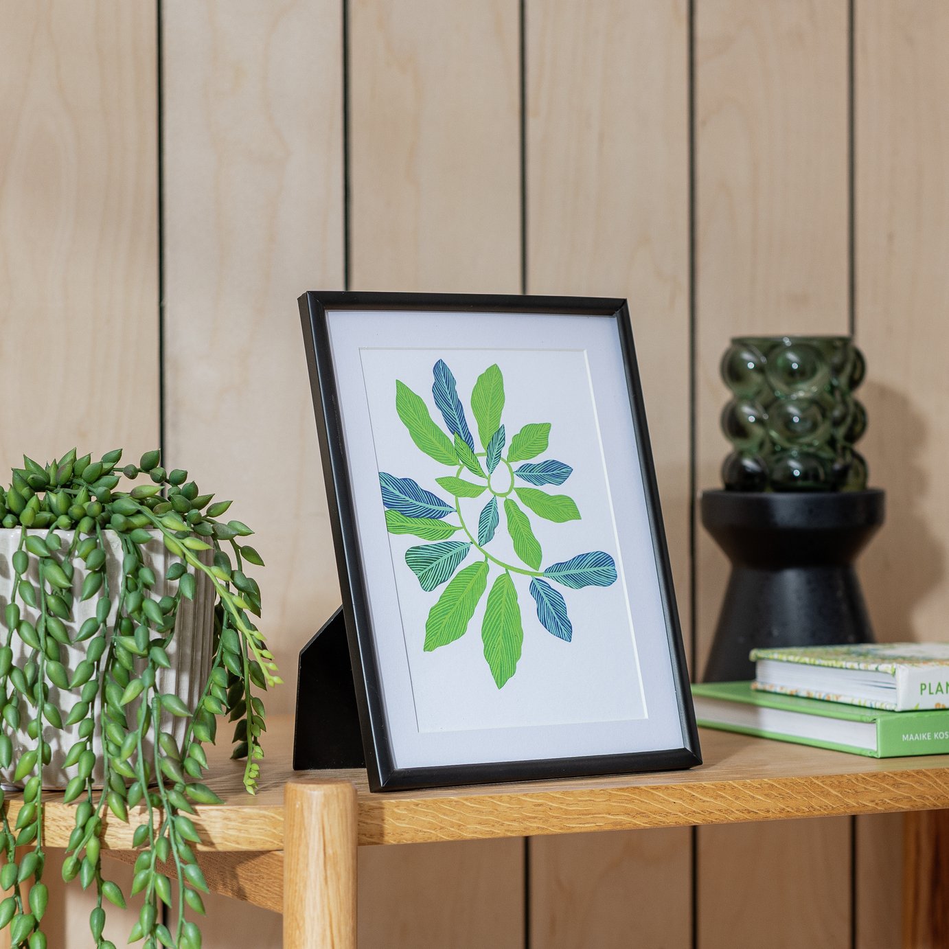 Habitat Skinny Black Metal Picture Frame - 5x7"