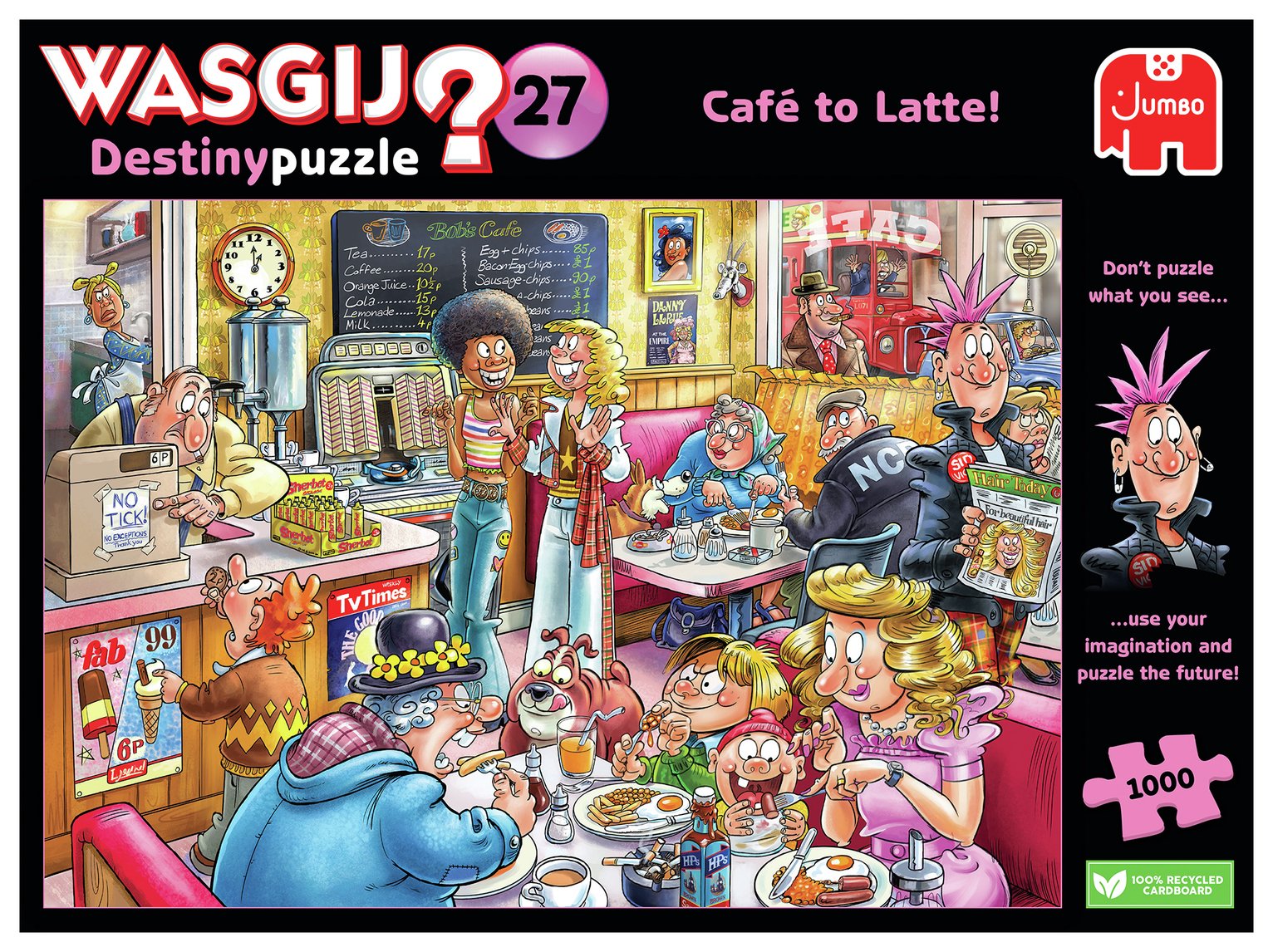 Wasgij Destiny Café To Latte Jigsaw Puzzle