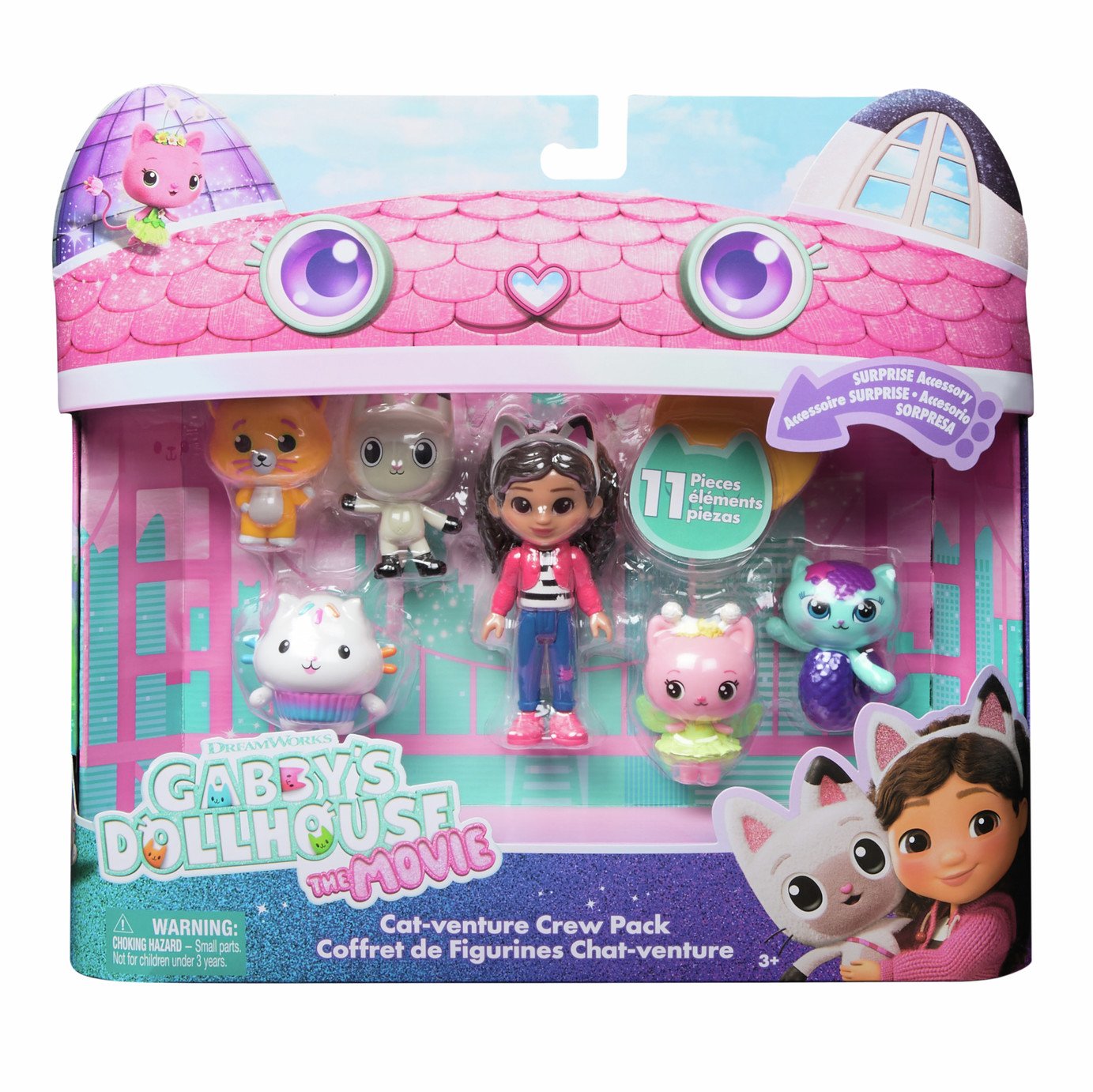 Gabby's Dollhouse The Movie Cat-venture Crew Pack