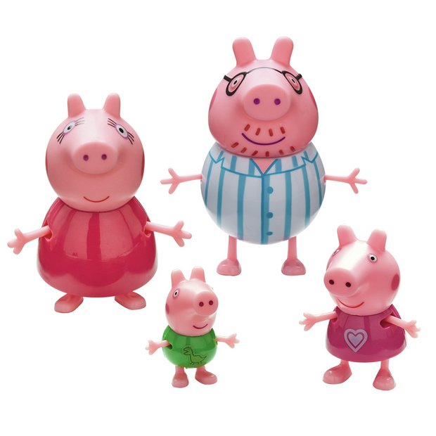 Buy Peppa Pig Family Figure Pack Bedtime Playsets And Figures Argos