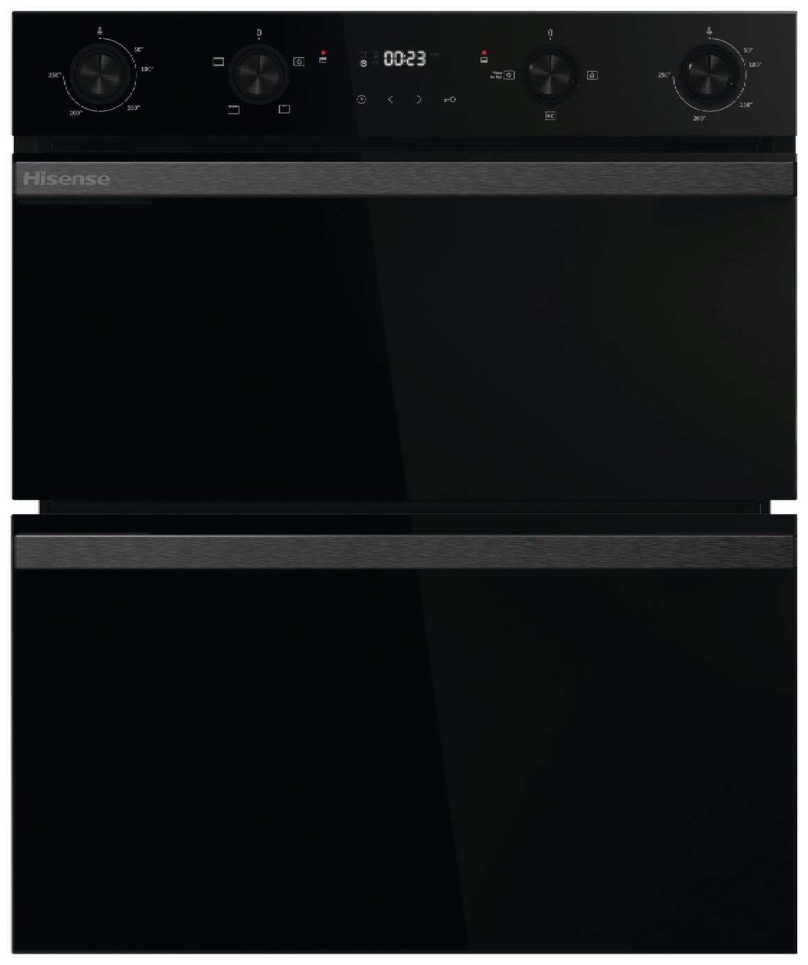 Hisense BUD714221ADBG Built Under Double Electric Oven-Black