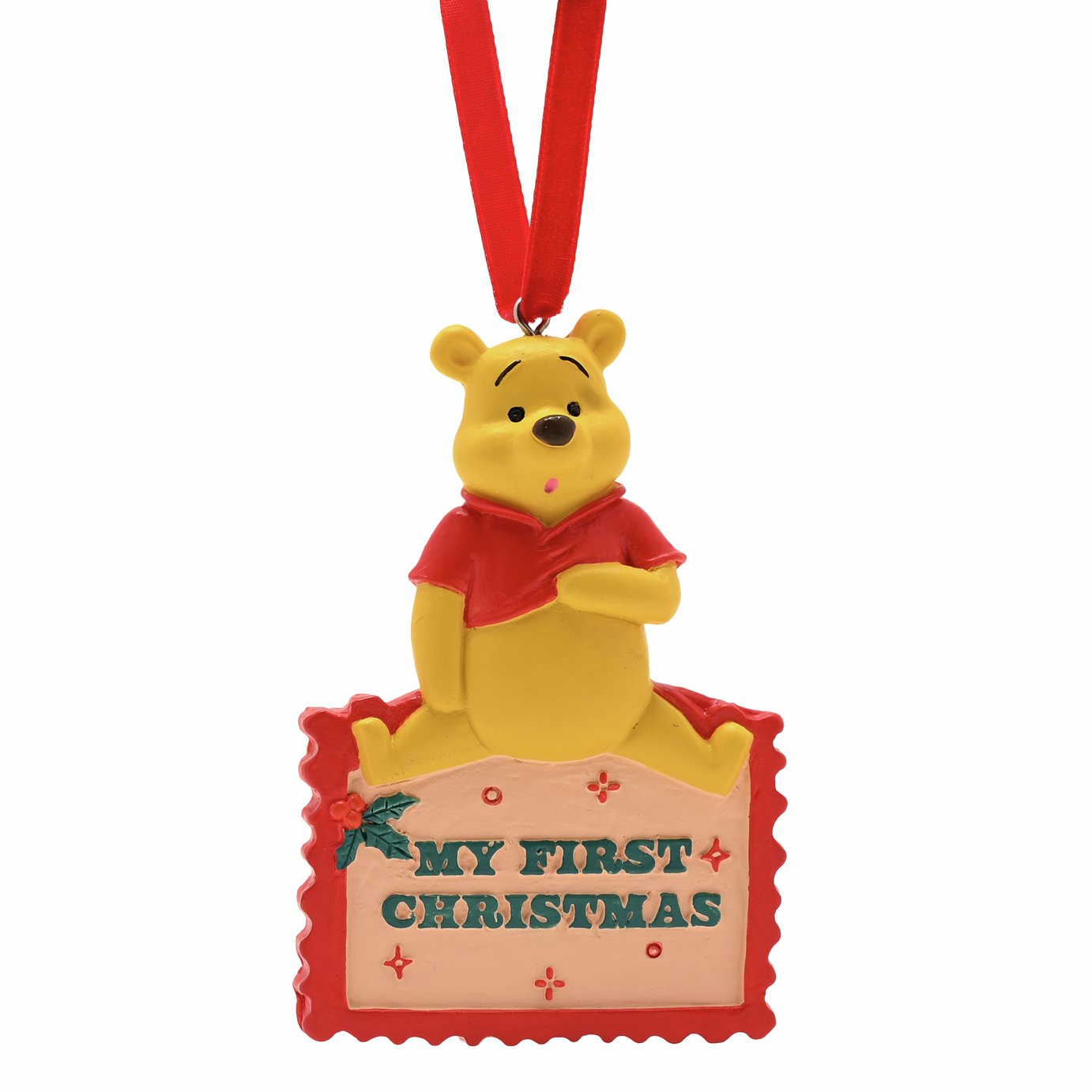 Disney Winnie the Pooh Christmas Hanging Decoration