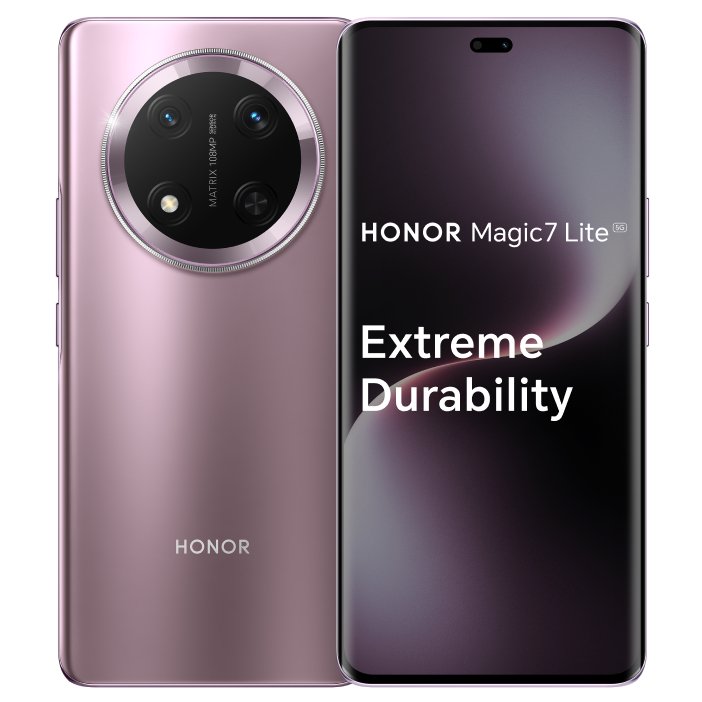 SIM Free HONOR Magic7 Lite 5G 512GB AI Mobile Phone - Purple