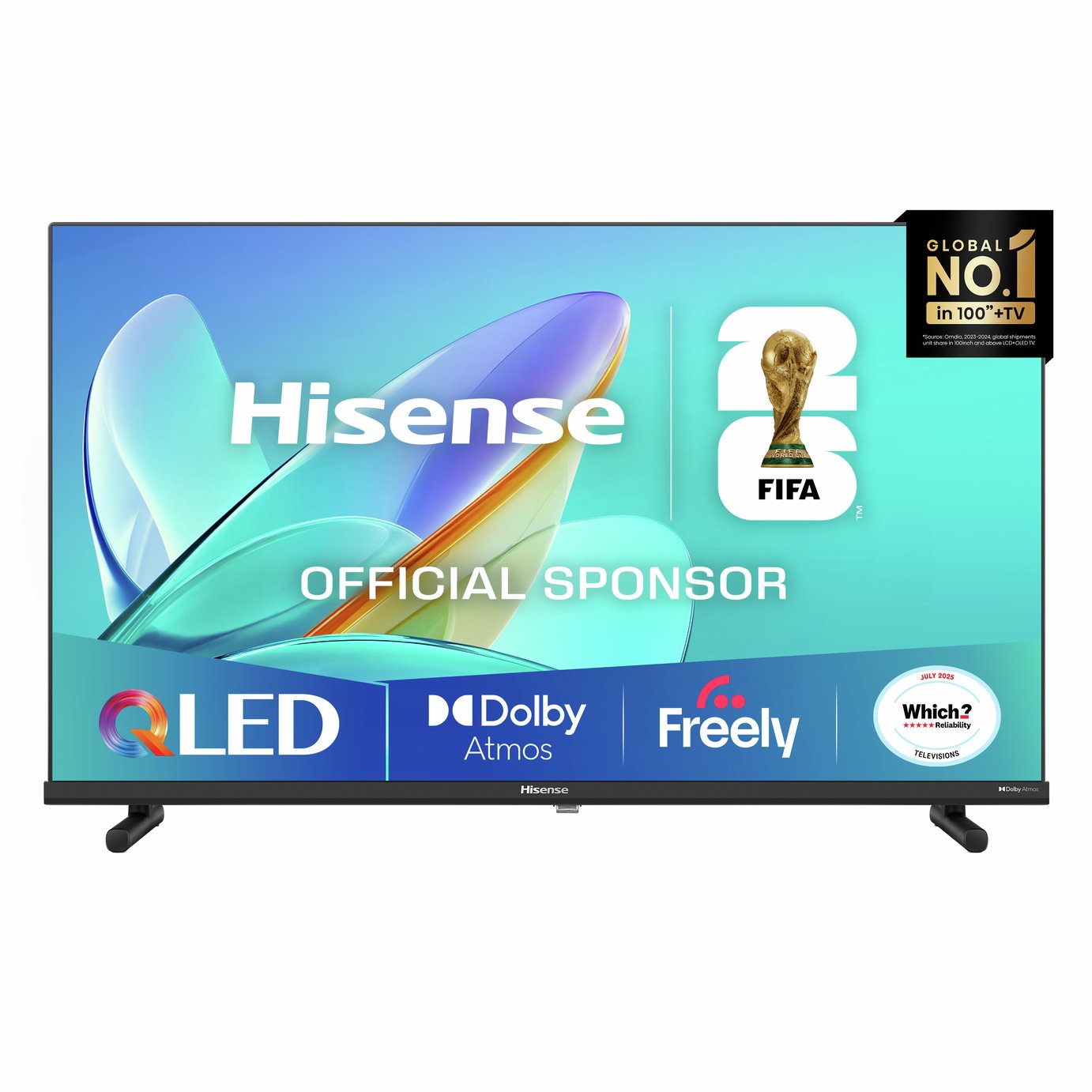 Hisense 32 Inch 32E5QTUK Smart FHD HDR QLED Freely TV
