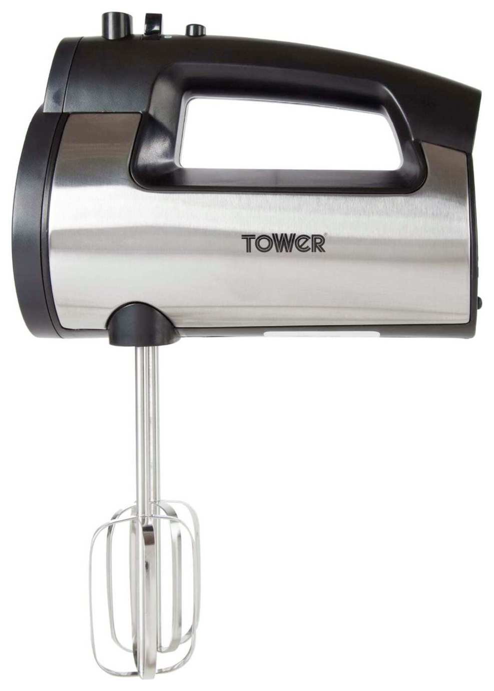 Tower T12016 300W Hand Mixer - Stainless Steel