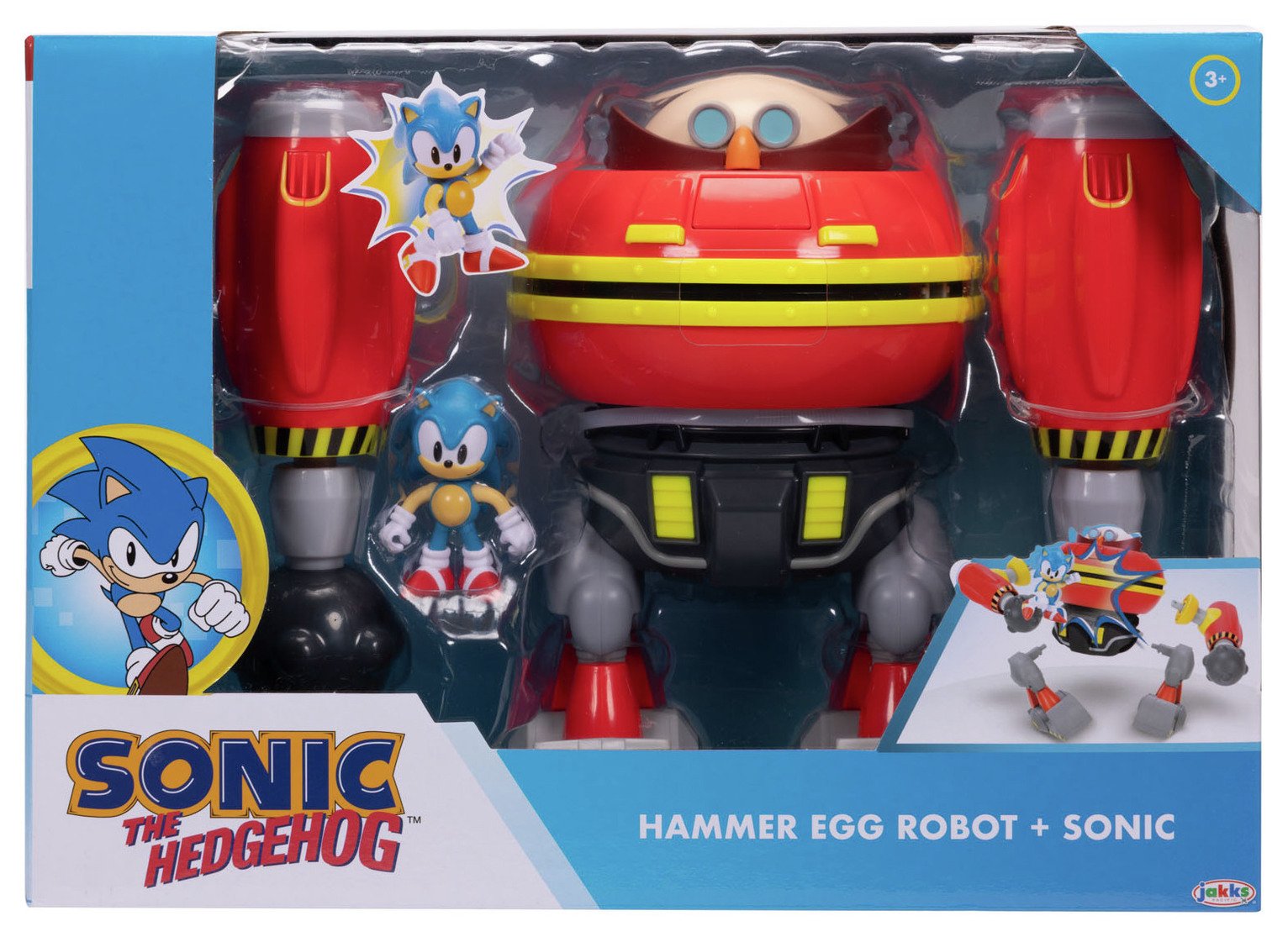 Sonic Hammer Robot Exploding Playset