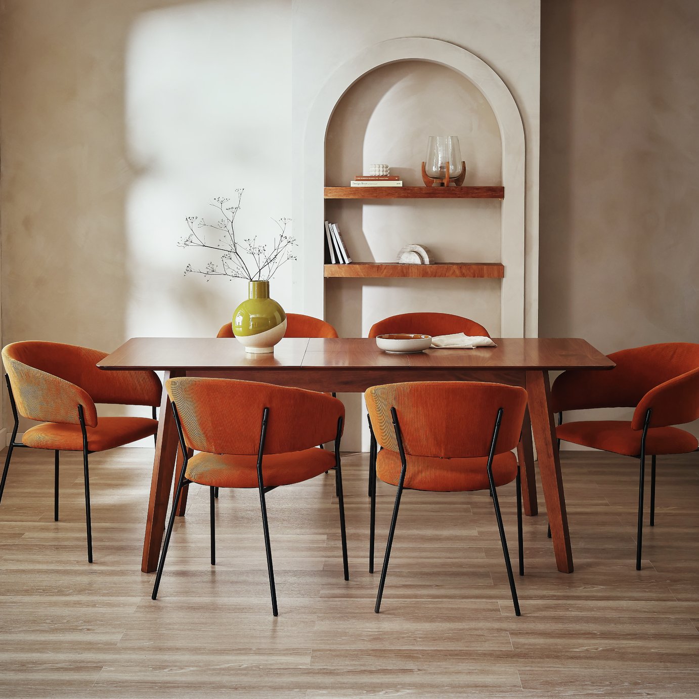 Habitat Callan Extending Dining Table & 6 Chairs