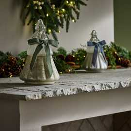 Habitat Tree Shaped Large Candle - Under the Mistletoe