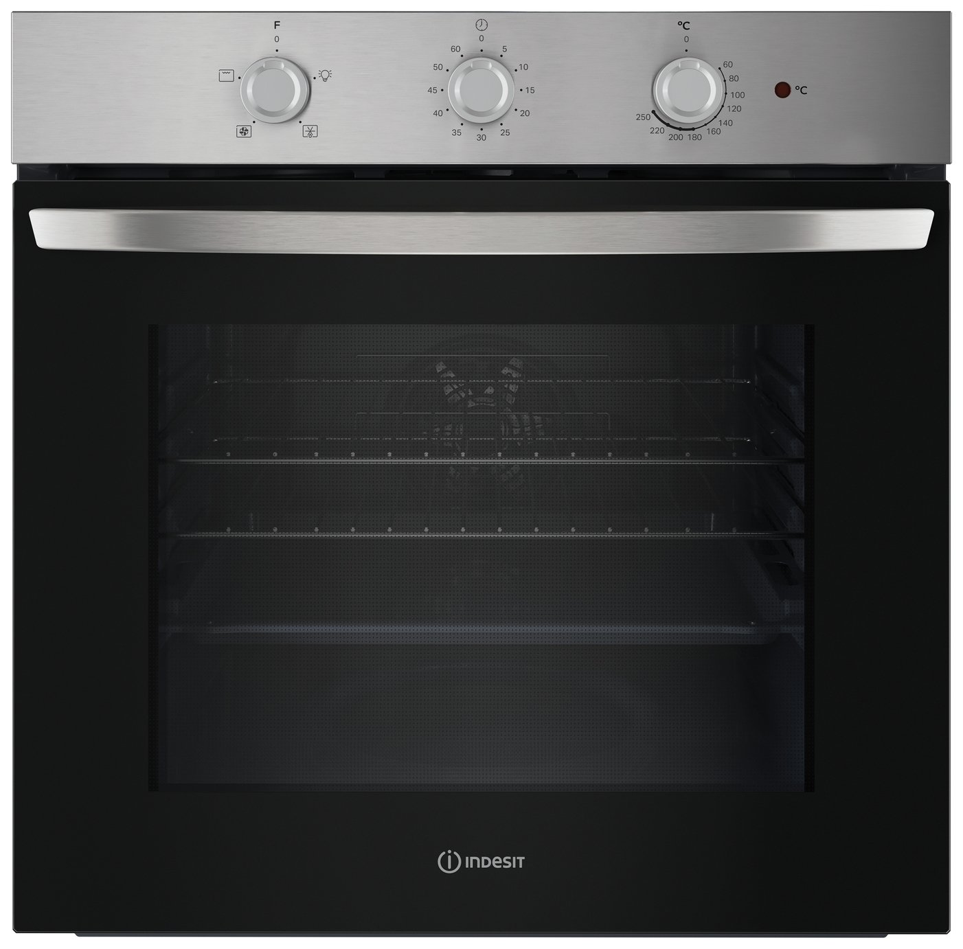 Indesit IO233XUK Built In Single Electric Oven - S/Steel