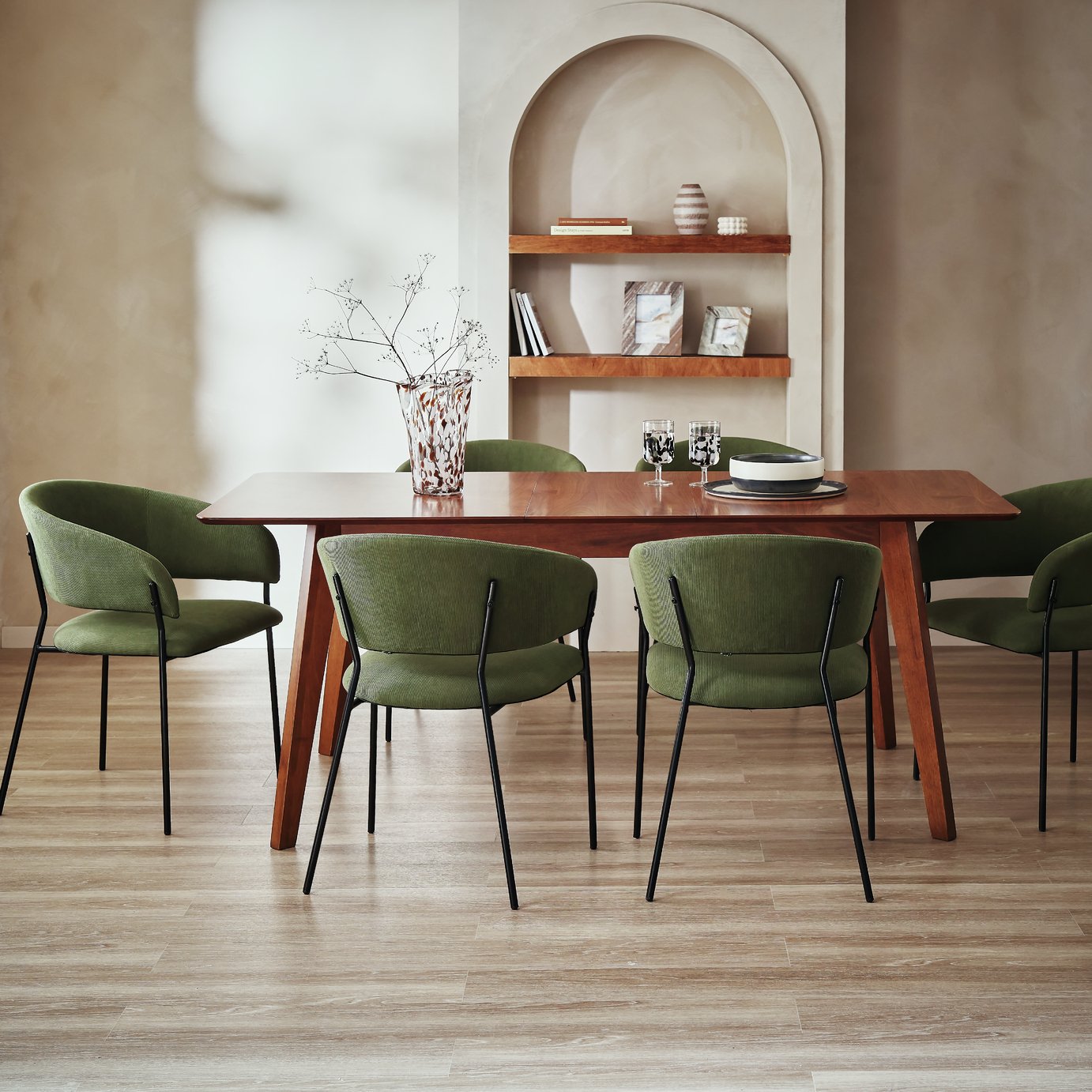 Habitat Callan Extending Dining Table & 6 Chairs