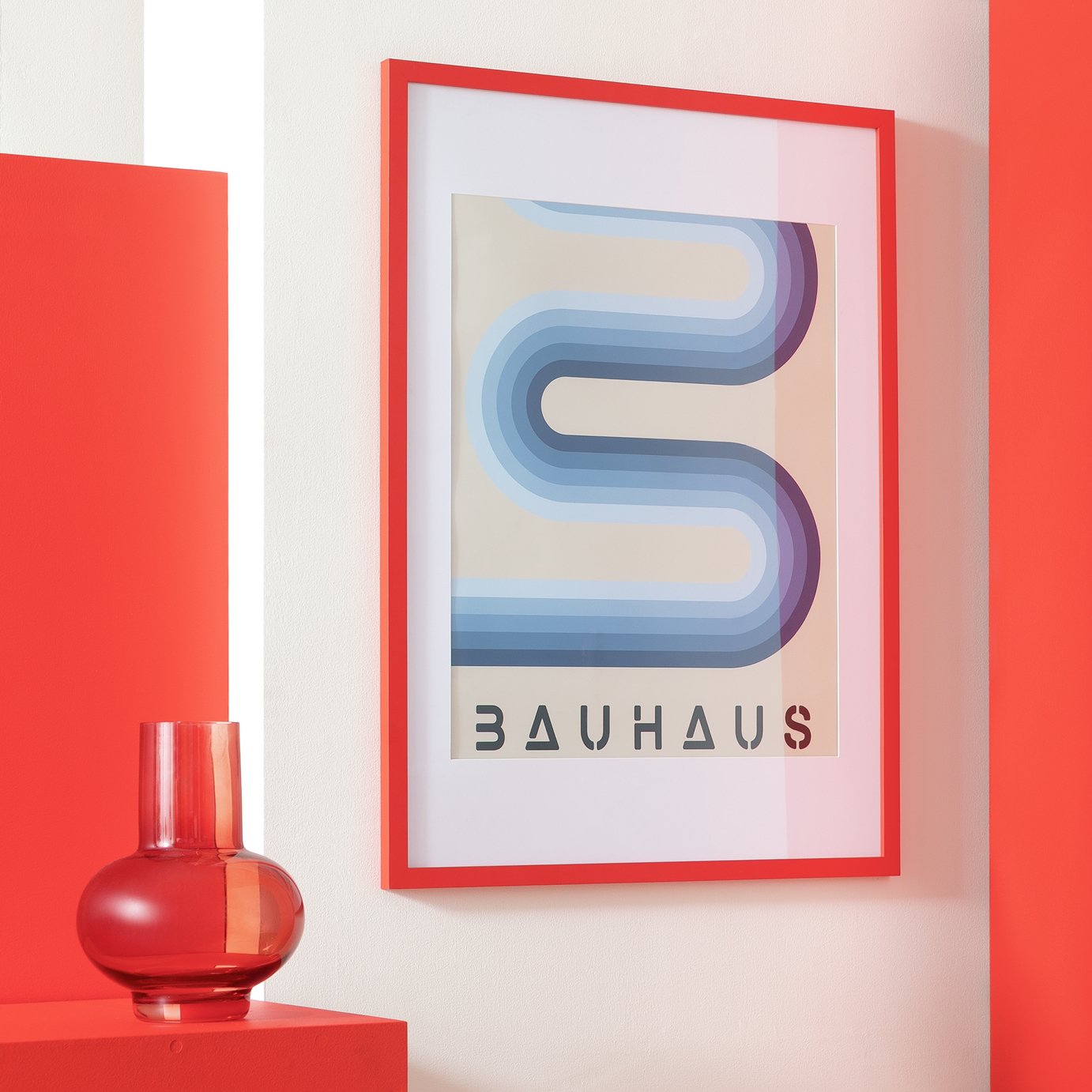 Habitat Red Picture Frame - 50X70cm