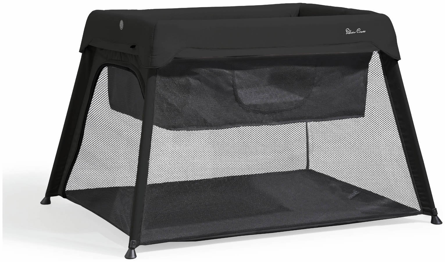 Silver Cross Slumber 3-in-1 Travel Cot - Carbon