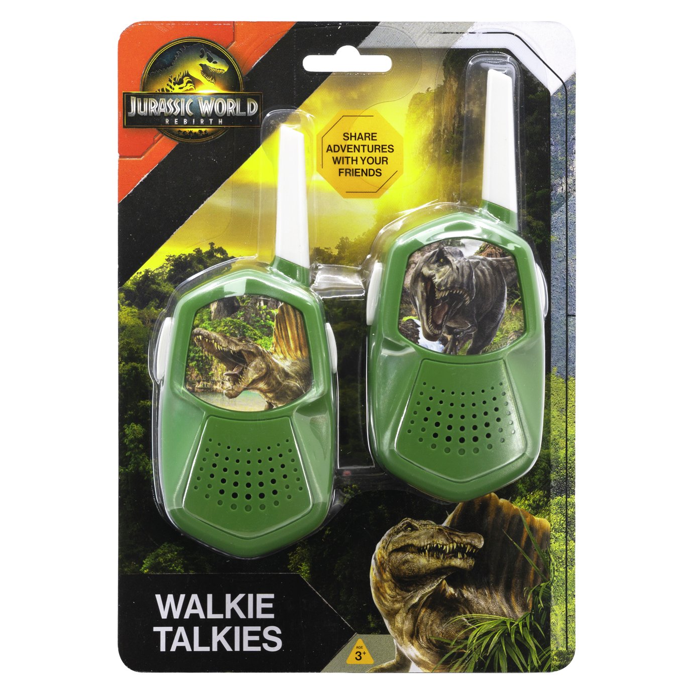 Universal Jurassic World Walkie Talkie - Set Of 2