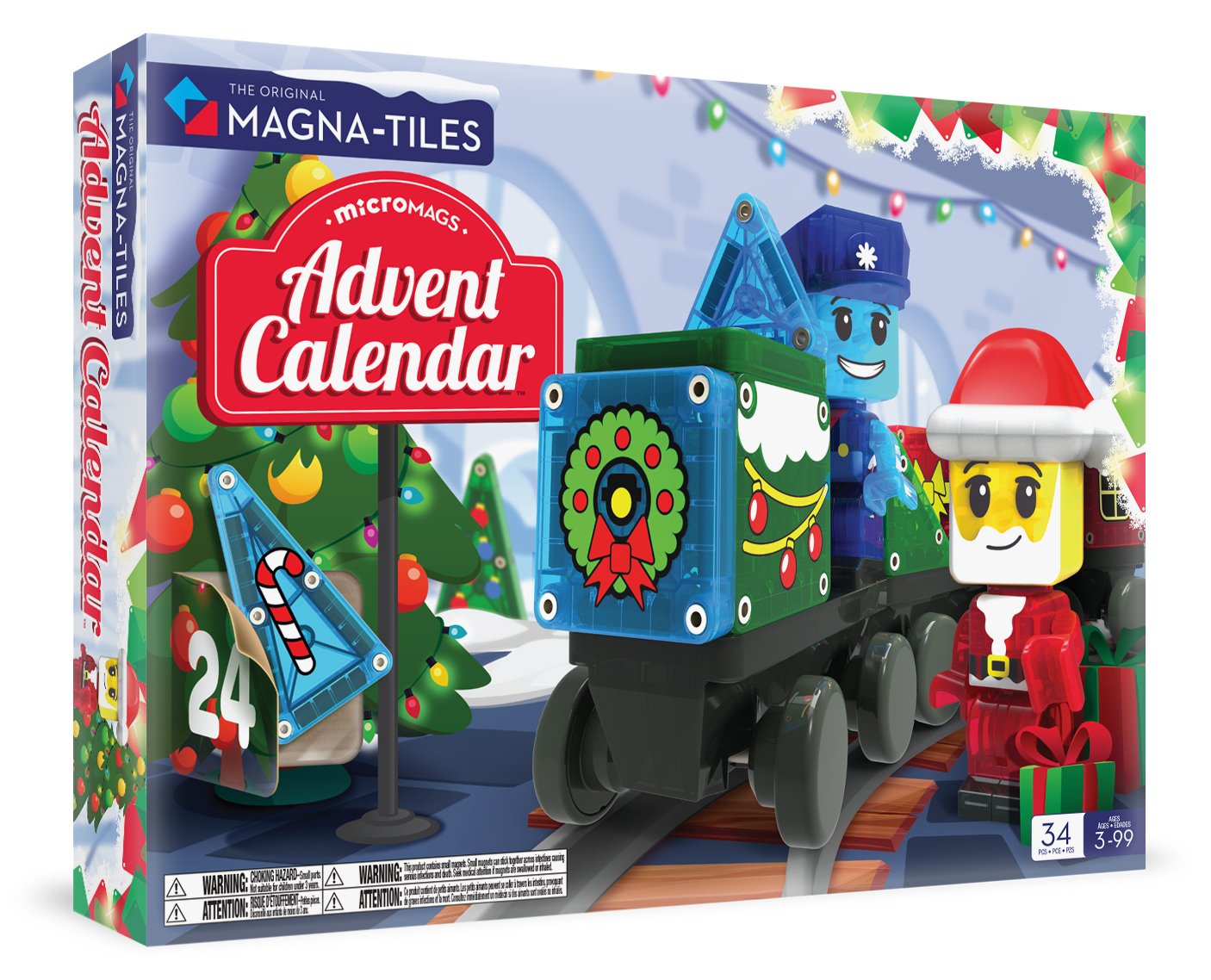 MAGNA-TILES microMAGS Advent Calendar
